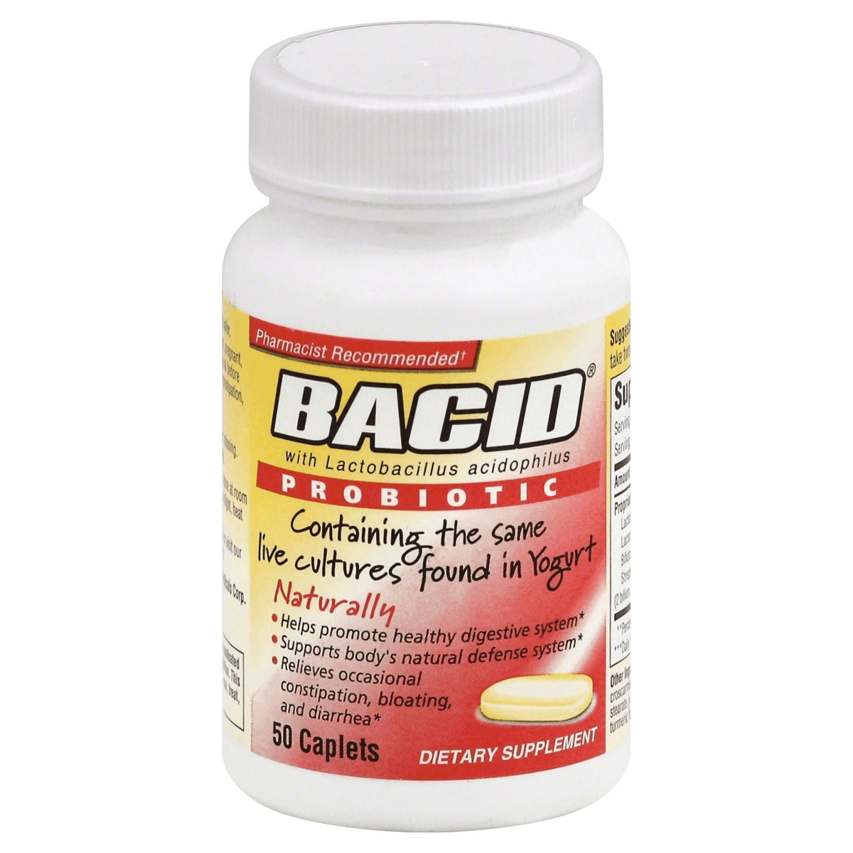 BACID, CAPLET (50/BT)