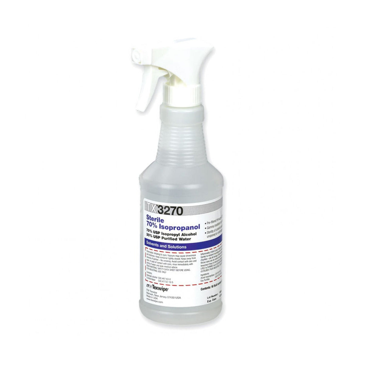 ALCOHOL, ISOPROPANOL STR W/16OZ SPRAY BOTTLE (12/CS)