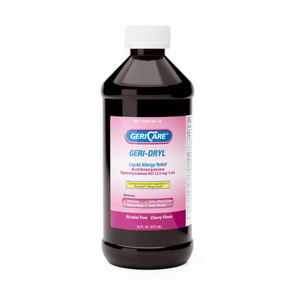 DIPHENHYDRAMINE HCL, LIQ ALCHL FREE 12.5MG/5ML 16OZ (12BT/CS