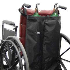 HOLDER, OXYGEN TANK DBL F/WHEELCHAIR