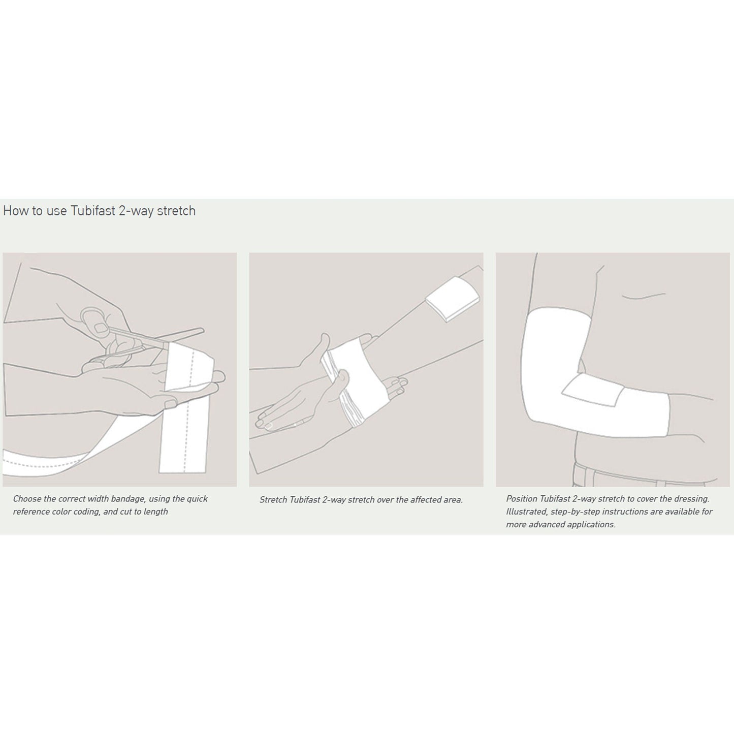 BANDAGE, TUBIFAST BLU LG 3 1/8"X33'