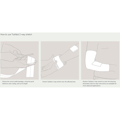 BANDAGE, TUBIFAST BLU LG 3 1/8"X33'