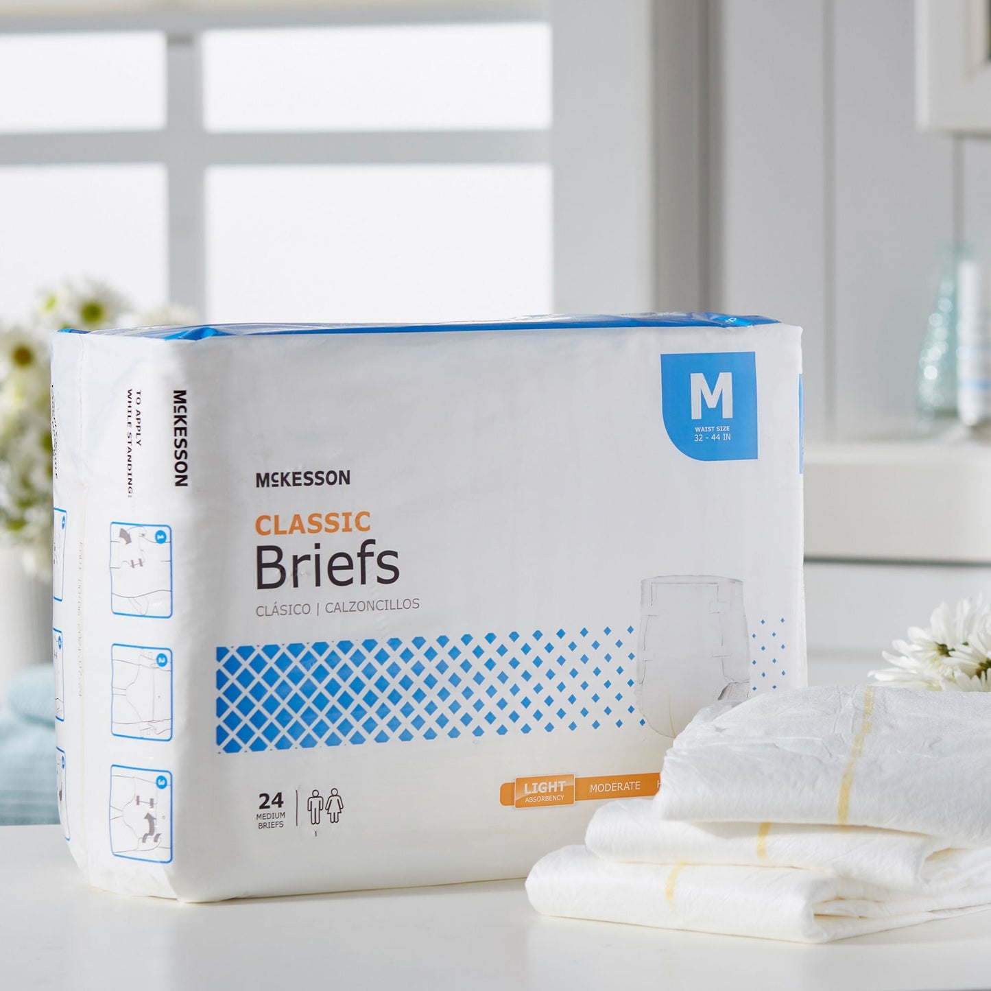 BRIEF, TAB CLSR CLASSIC MED 32-44 (24/BG 4BG/CS)
