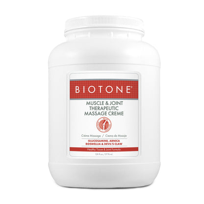 CREME, MASSAGE MUSCLE & JOINT THERAPEUTIC JAR 1GL (4/CS)