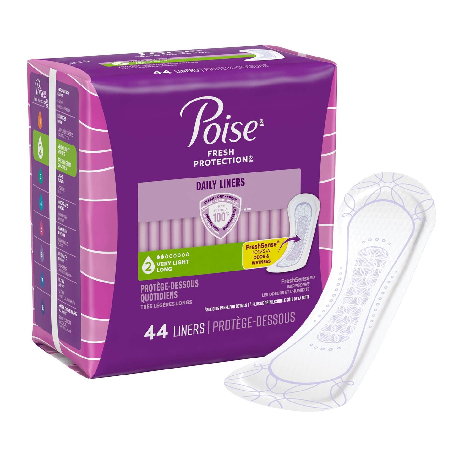LINER, PANTY LNG XTR LIGHT (44/PK 6PK/CS)