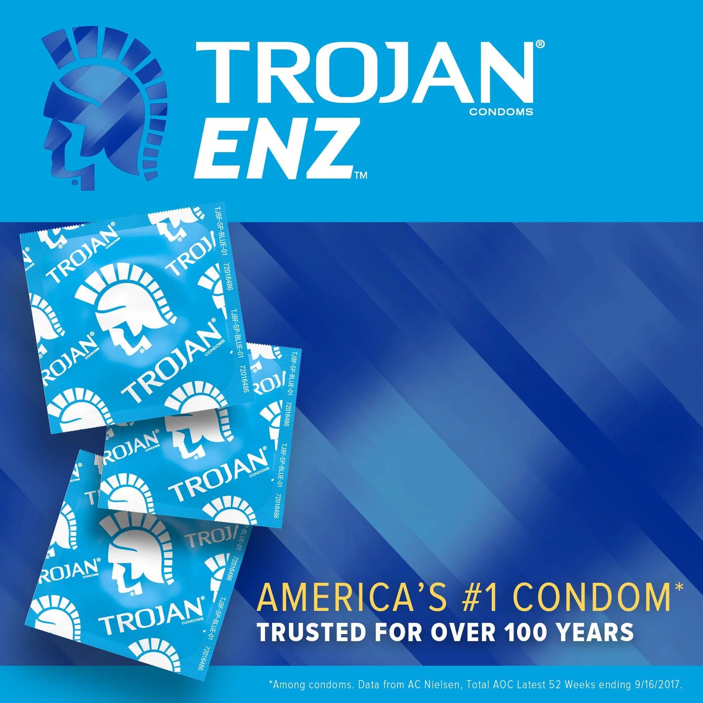 CONDOM, TROJAN ENZ (1000/CS)