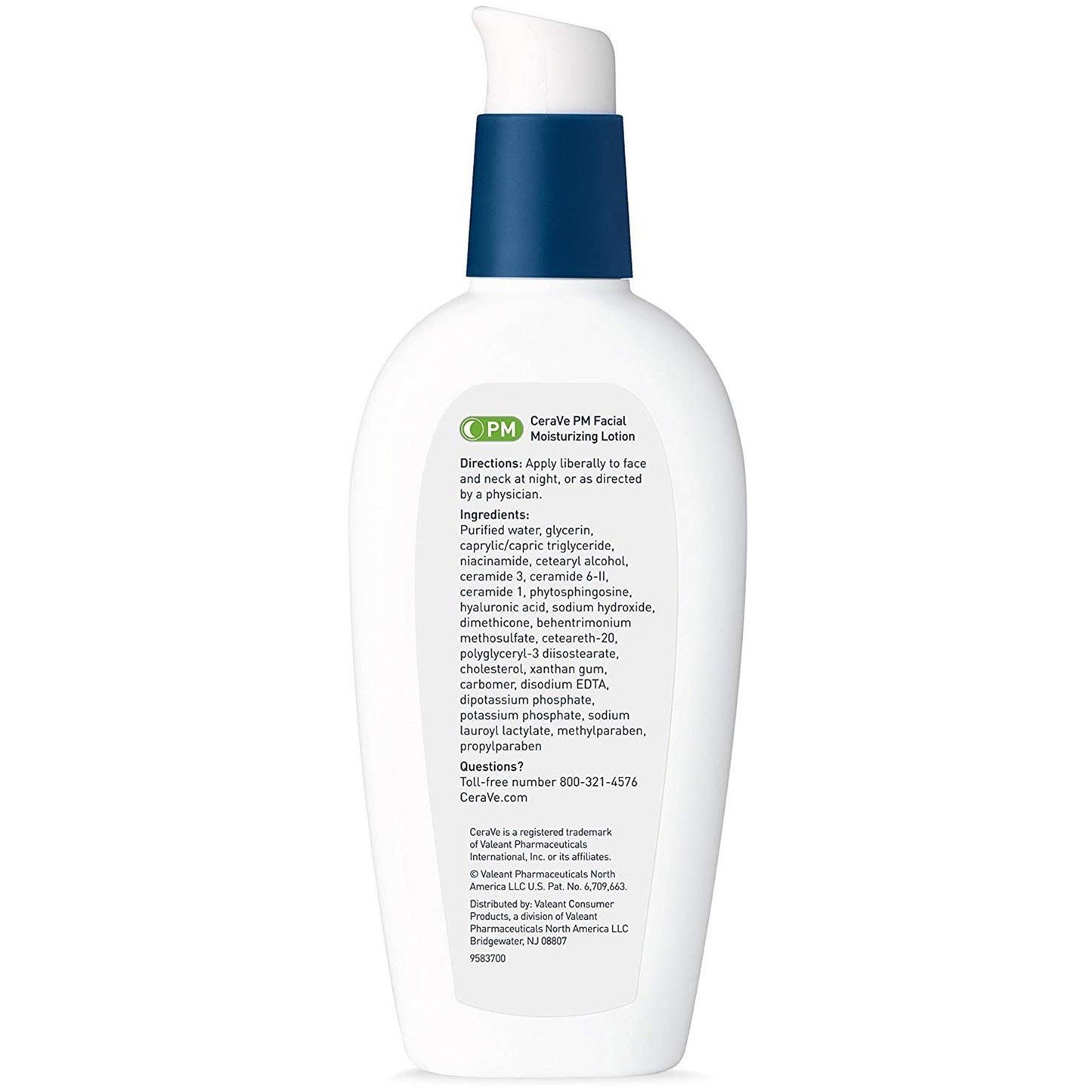 CERAVE, LOT FACIAL PM 3OZ