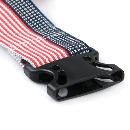 BELT, GAIT STARS & STRIPES W/DELRIN BUCKLE 60" (48/CS)