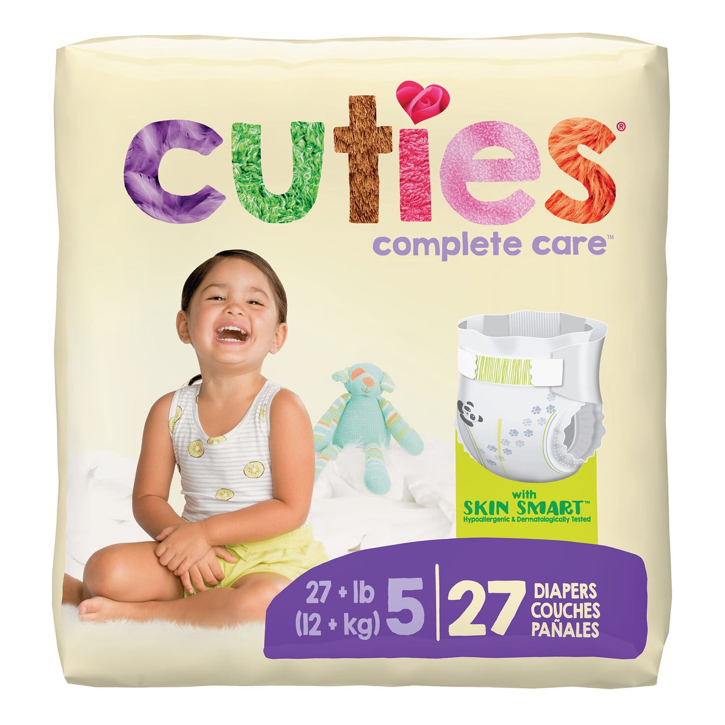 DIAPER, BABY CUTIES SIZE5 (27/PK 4PK/CS)