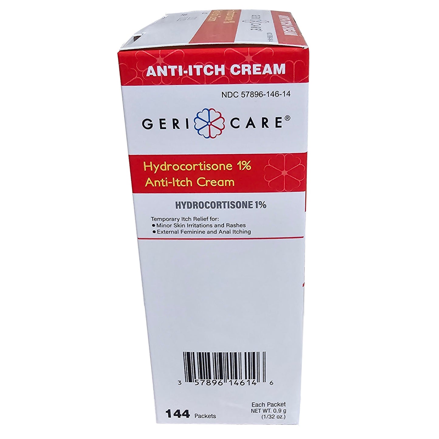 HYDROCORTISONE, CRM 1% 0.9GM (144/BX)