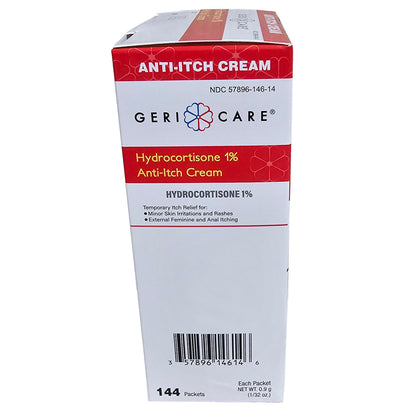 HYDROCORTISONE, CRM 1% 0.9GM (144/BX)