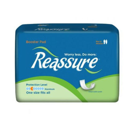PAD, INCONT BOOSTER REASSURE MAXIMUM (25/BG 8BG/CS)