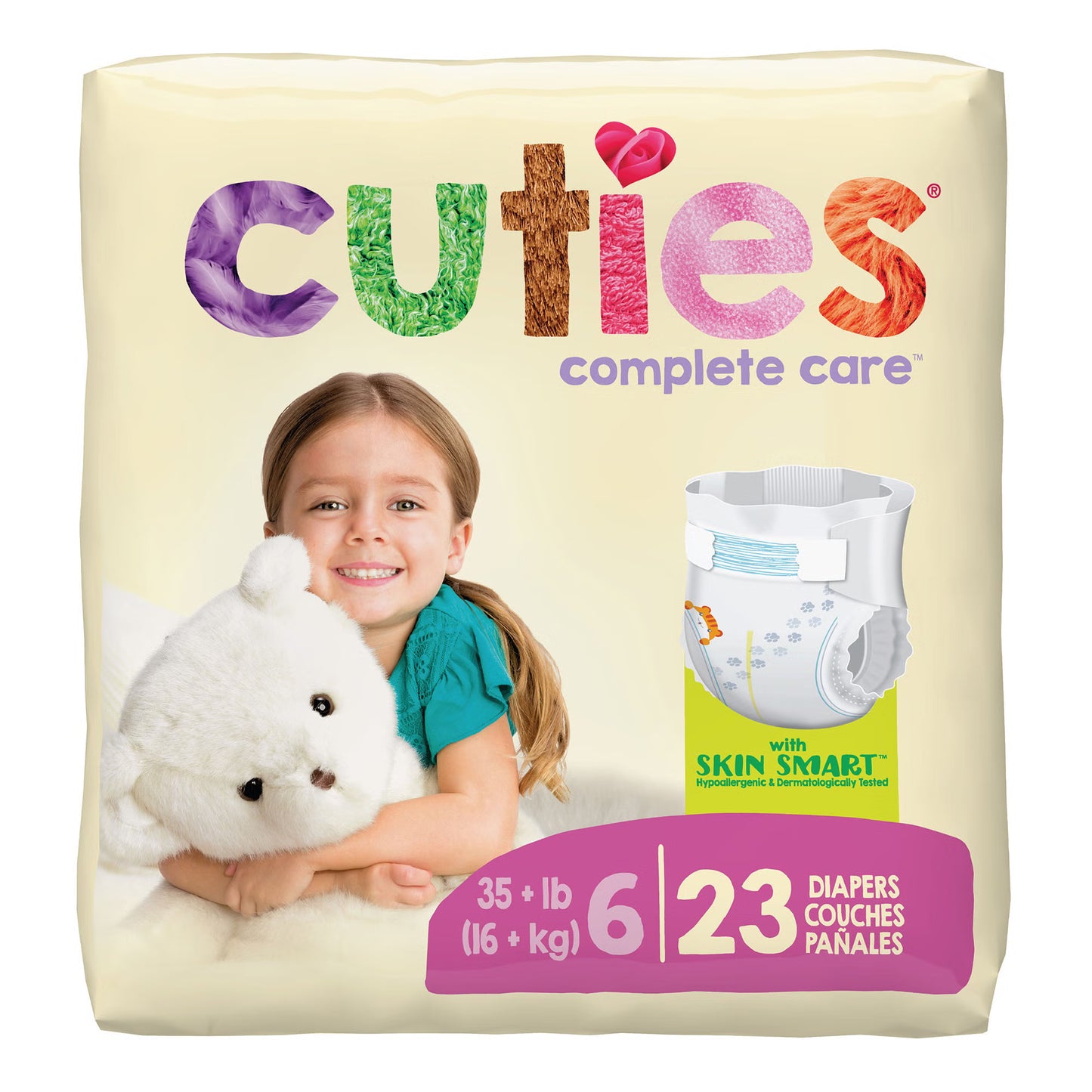 DIAPER, BABY CUTIES SZ6 (23/PK4PK/CS)