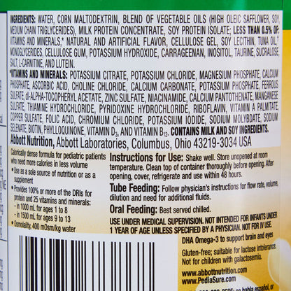 PEDIASURE, VANILLA 1.5 CAL 8OZ(24/CS)