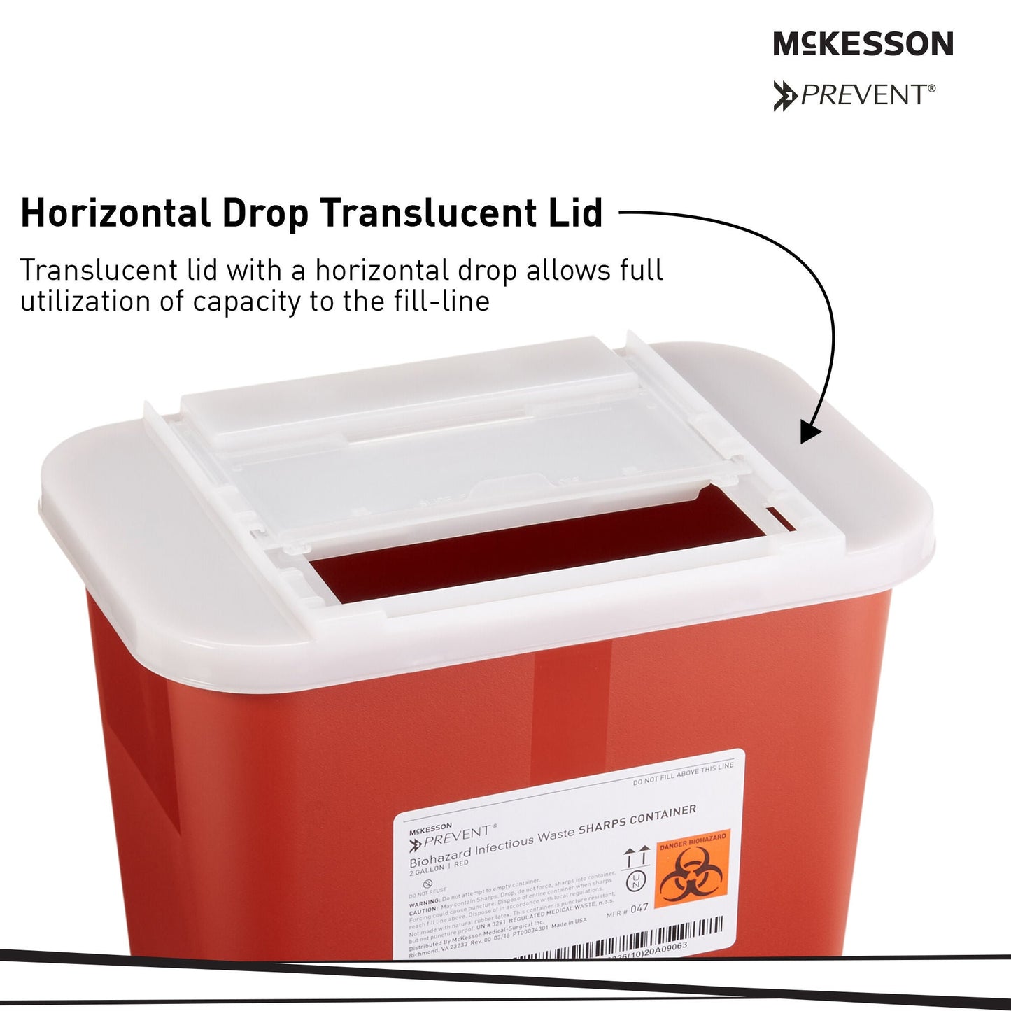 CONTAINER, SHARPS RED 2GL (20/CS)