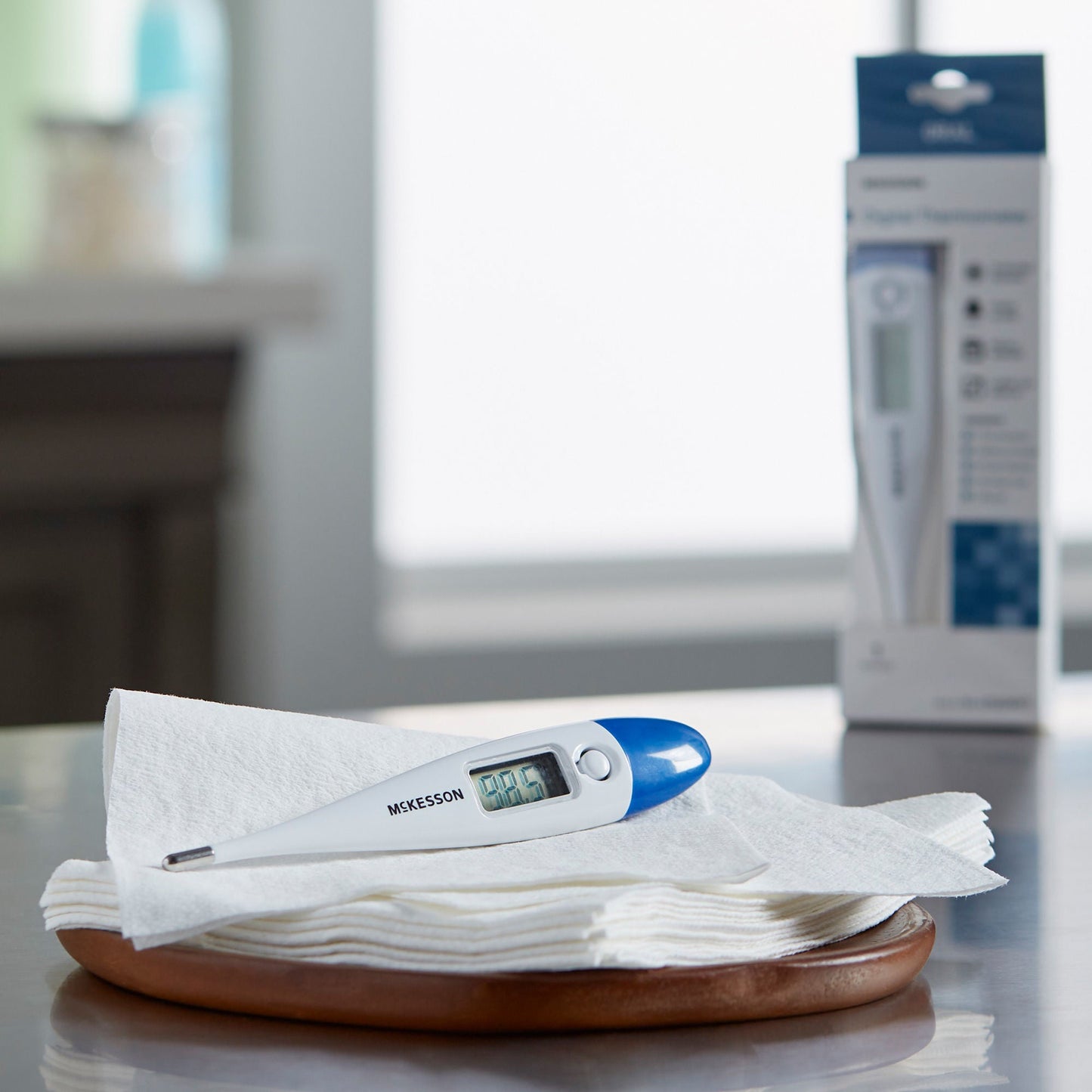 THERMOMETER, DIG ORAL RIGID TIP 30SEC W/LG DISPLAY (20/CS)
