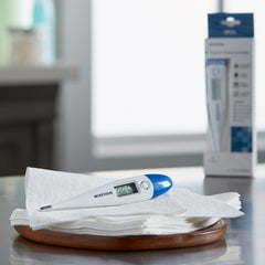 THERMOMETER, DIG ORAL RIGID TIP 30SEC W/LG DISPLAY (20/CS)