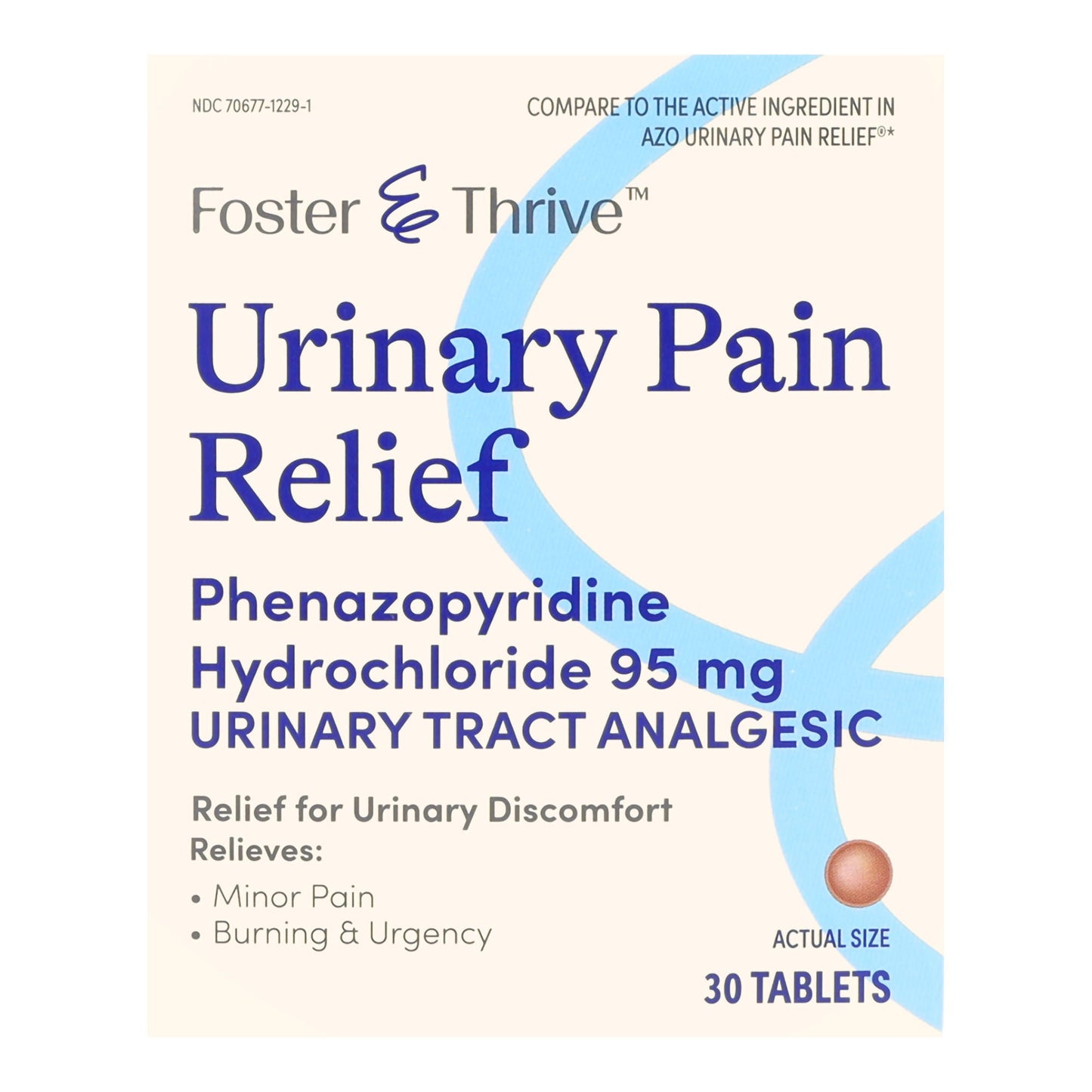 URINARY PAIN RELIEF, TAB FT SM95MG (30/BX)