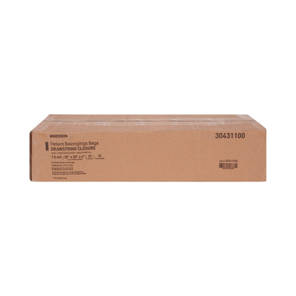 BAG, PAT DRWSTRNG 20X20X4 CLR (25PK 10PK/CS)