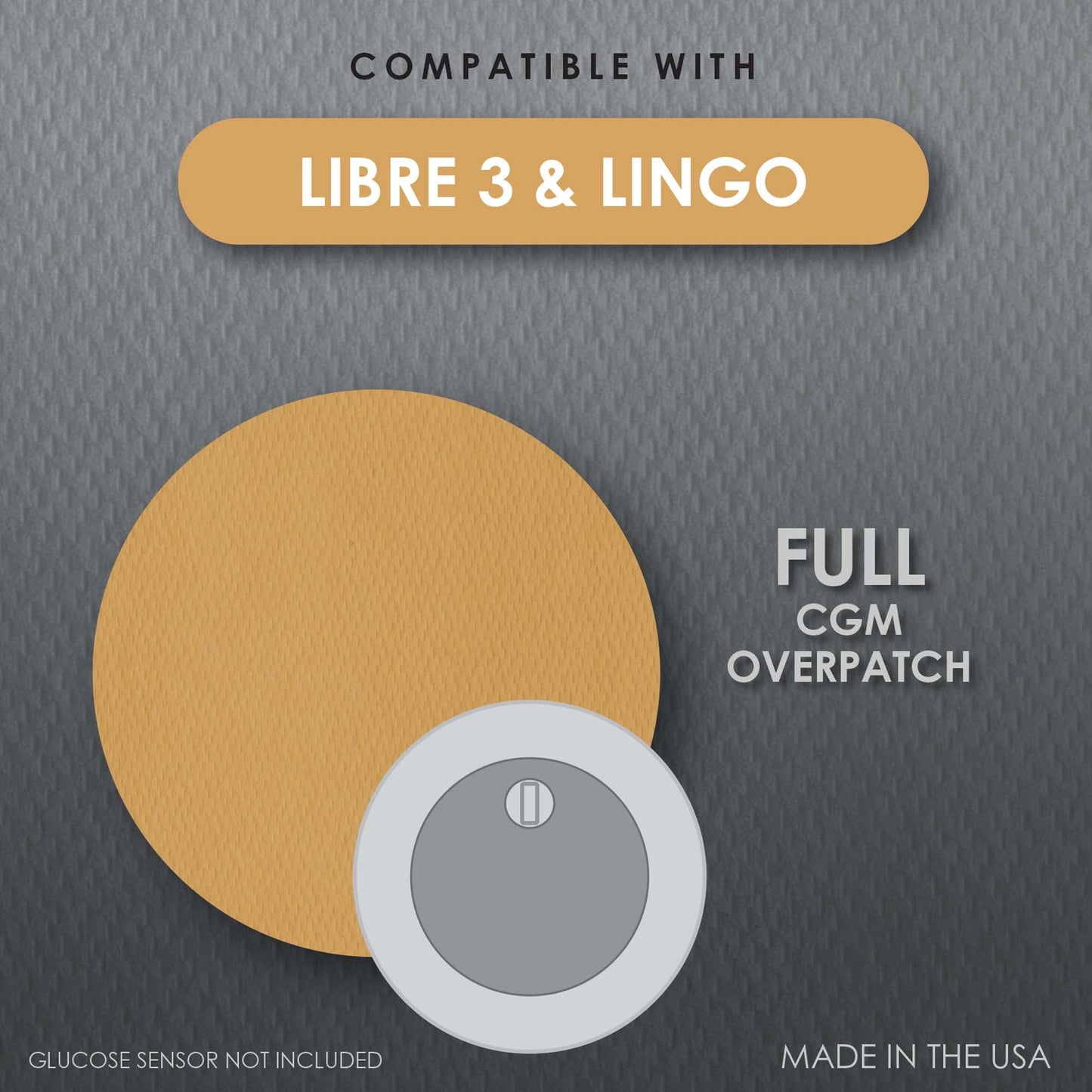 OVERPATCH, CVRGRD F/FREESTYLE LIBRE3 TAN (25/CT 150CT/CS)