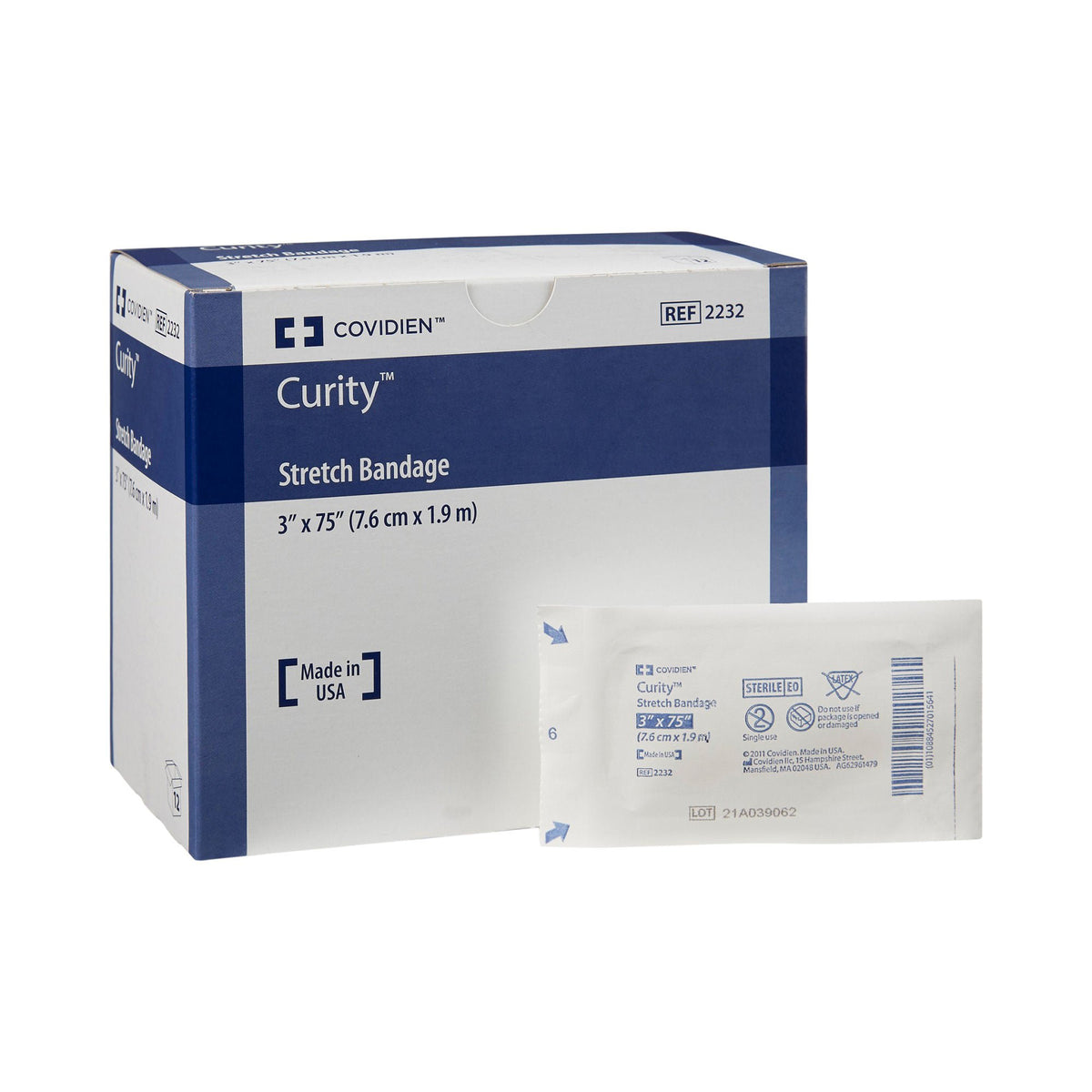 BANDAGE, GAUZE STRETCH STR 3"X75" (12/BG)