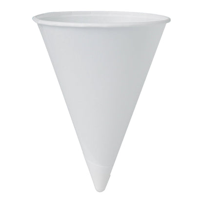 CUP, PAPER CONE WHT 4OZ (200/SL 25SL/CS)