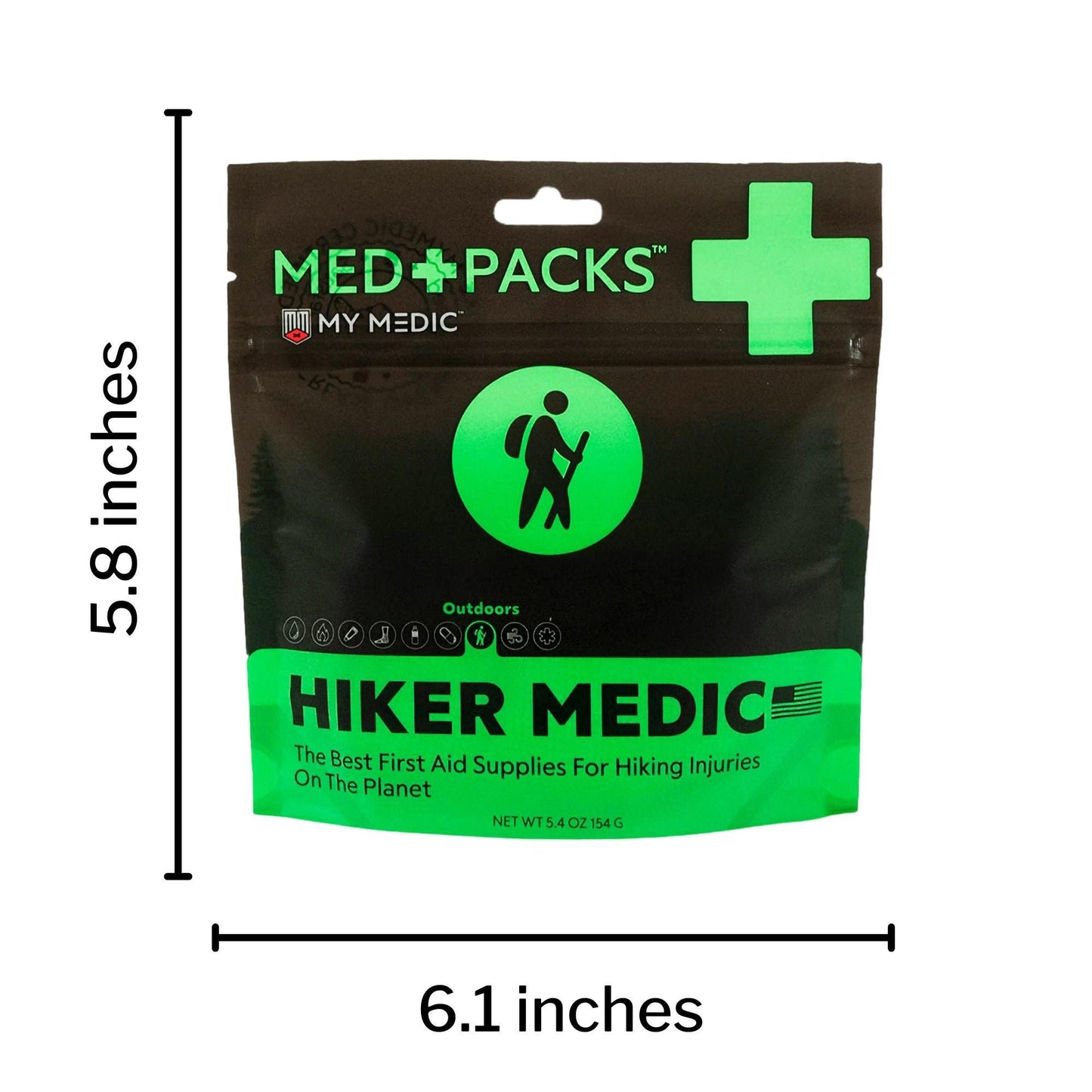 FIRST AID KIT, HIKER MEDIC GRAB&GO 34PC