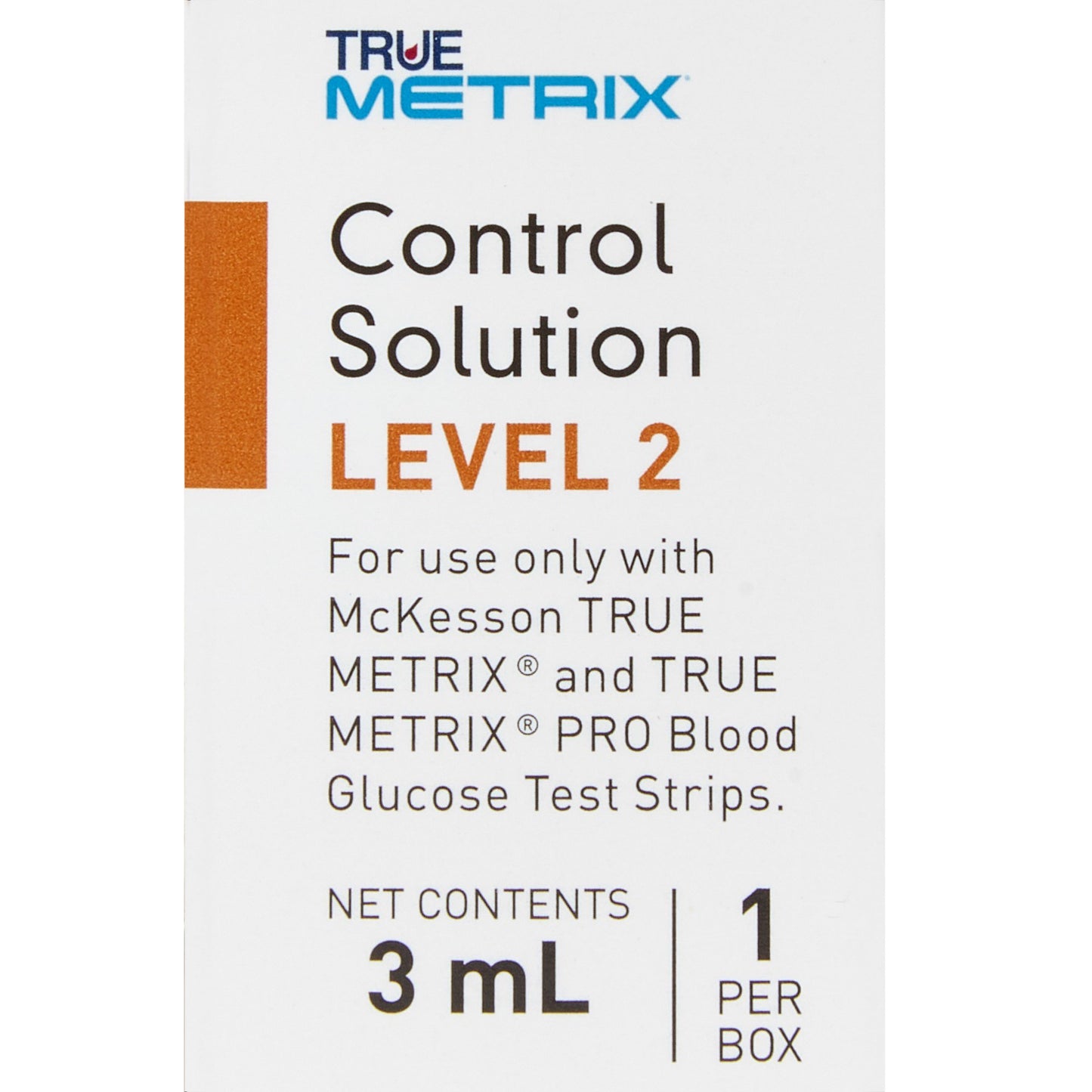 CONTROL, BLD GLUCOSE LEVEL 2 TRUE METRIX (1/BX 24BX/CS)