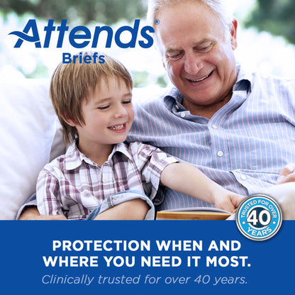 BRIEF, INCONTINENCE ATTENDS S M (24/BG 4BG/CS)