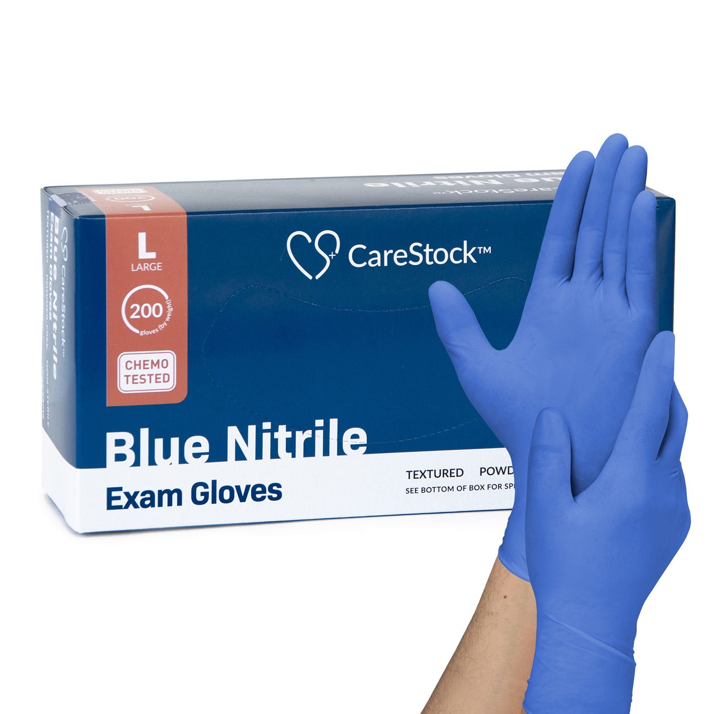 GLOVE, EXAM NTRL LG N/S CHEMO (200/BX 10BX/CS)