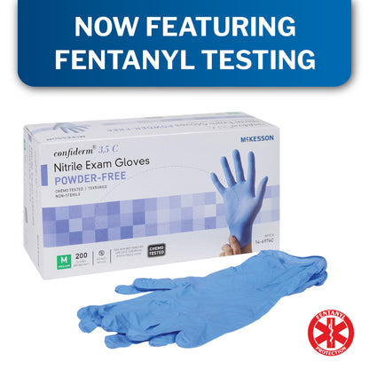 GLOVE, EXAM NTRL MED N/S CHEMO3.5C (200/BX 10BX/CS)