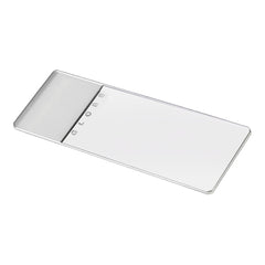 SLIDE, FROSTED 1END 2SIDE CLIPPED (144/EA 10EA/CS)