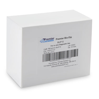 BUPRENORPHINE, PREMIER BIO-DIP10NG/ML (25UNITS/CS)