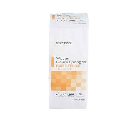 SPONGE, GAUZE 16PLY N/S 4"X4" (200/PK 10PK/CS)
