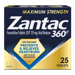 ZANTAC, TAB 20MG (25/BT)