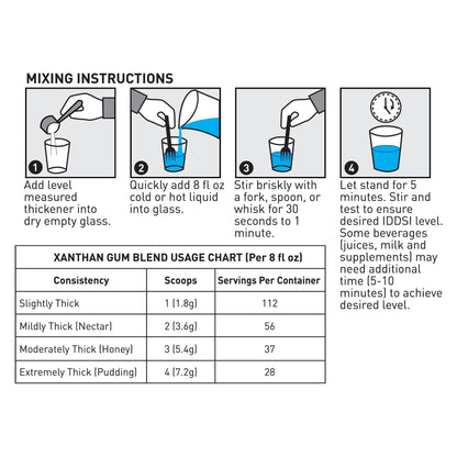 FOOD THICKENER, CLEAR 7.24OZ (6/CS)