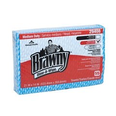 WIPES, DINER BLU/WHT STRIPED 1PLY (6PK/CS)