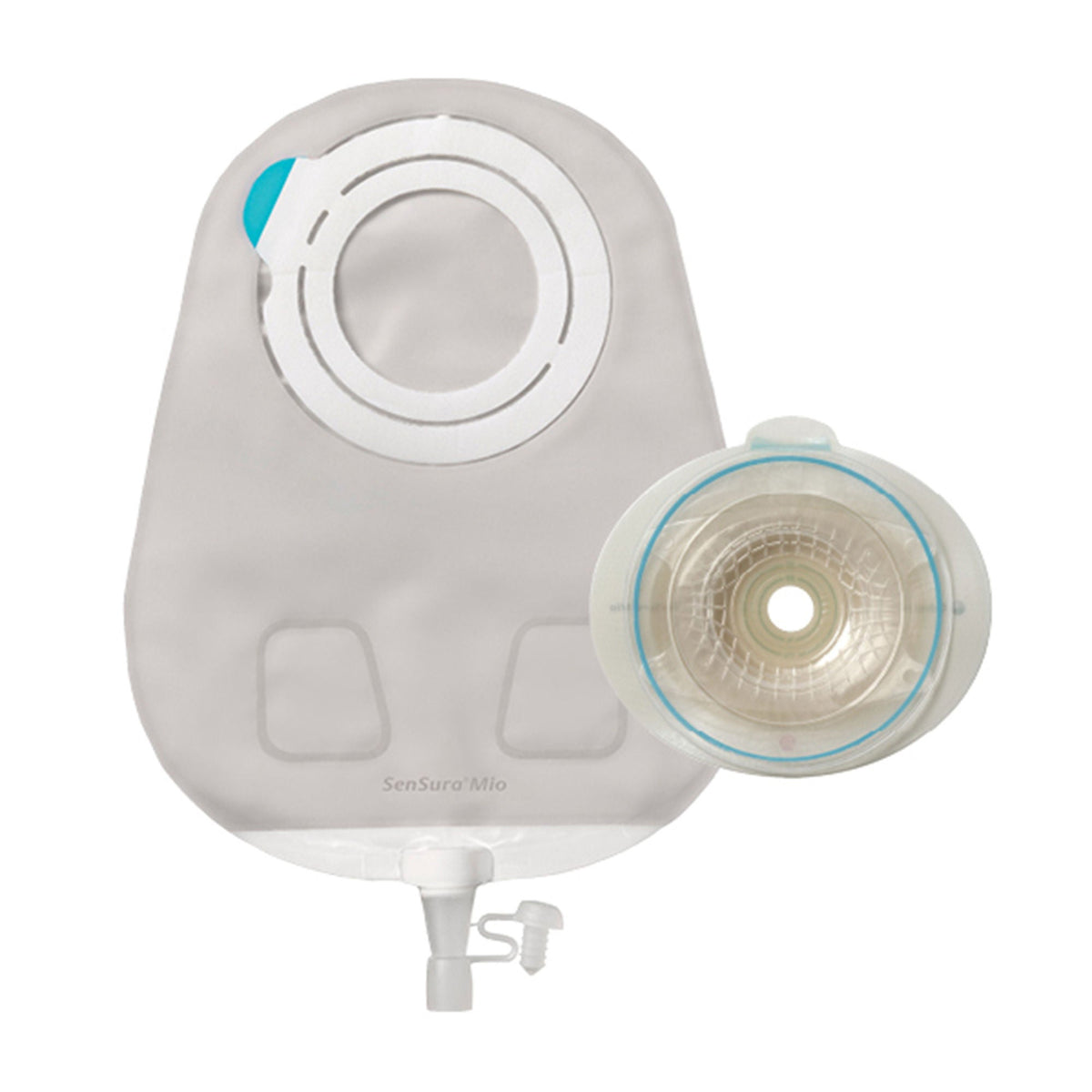 POUCH, OSTOMY SENSURA MICRO 2PC CONVEX LT MAXI DRN RED (5/BX