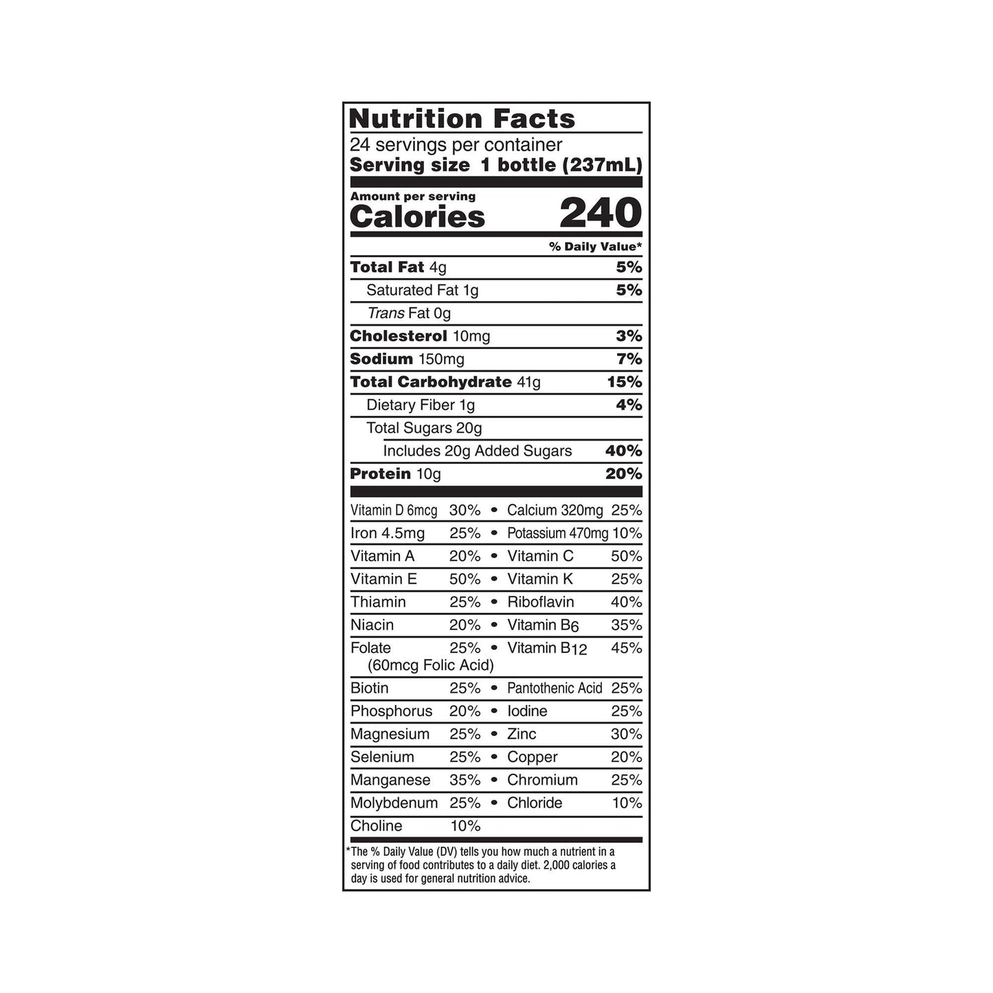 BOOST, ORGINAL VERY VANILLA 8OZ (6/PK 4PK/CS)
