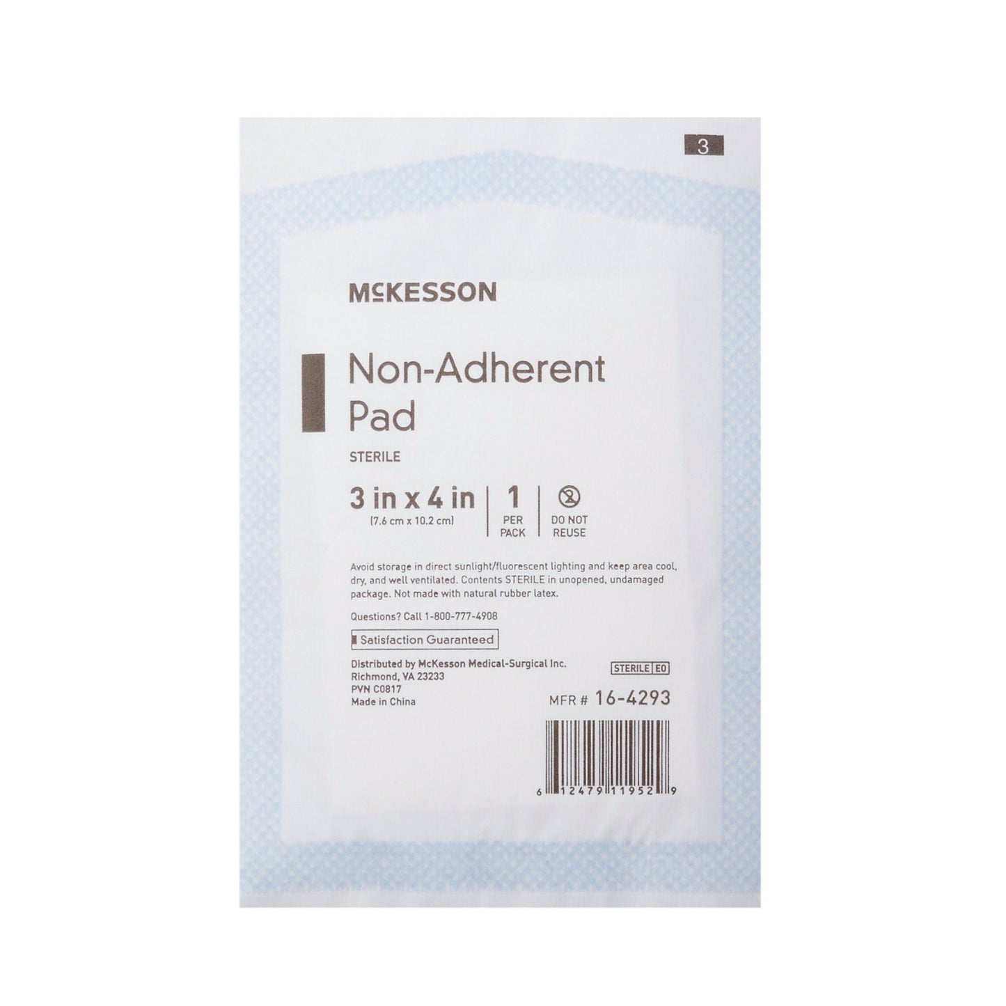 DRESSING, N/ADHER STR 3X4 LF (100/BX)