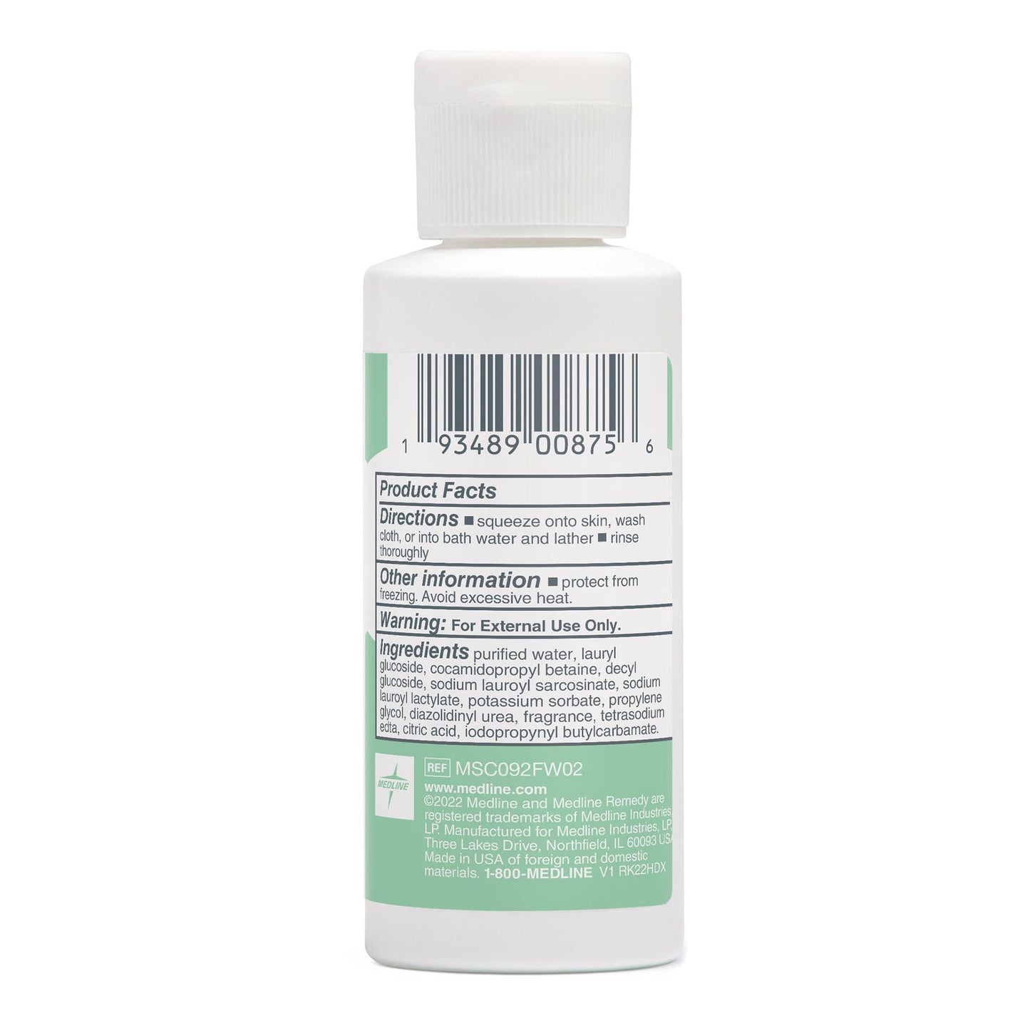 SHAMPOO/BODYWASH, REMEDY SCENTED 2OZ (144/CS)