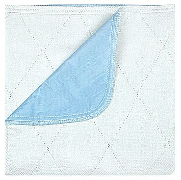 UNDERPAD, INCONT RUSBL POLY VNYL BLU 36"X52" (12/CS)
