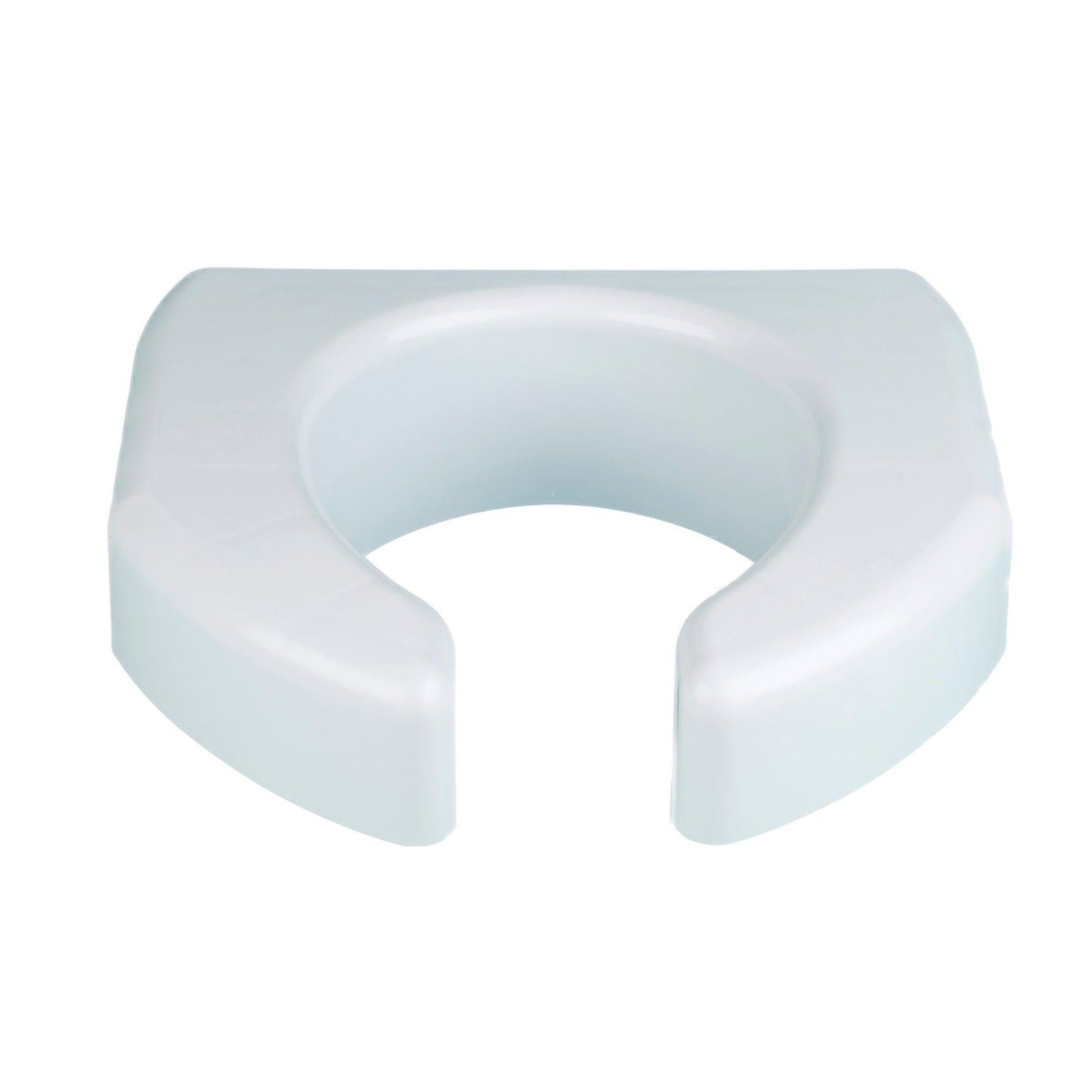 TOILET SEAT, BASIC ELEVATED OPEN FRONT