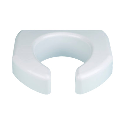 TOILET SEAT, BASIC ELEVATED OPEN FRONT
