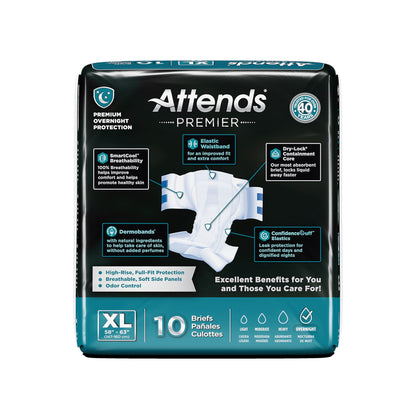 BRIEF, ATTENDS PREMIER XLG (10/BG 4BG/CS)