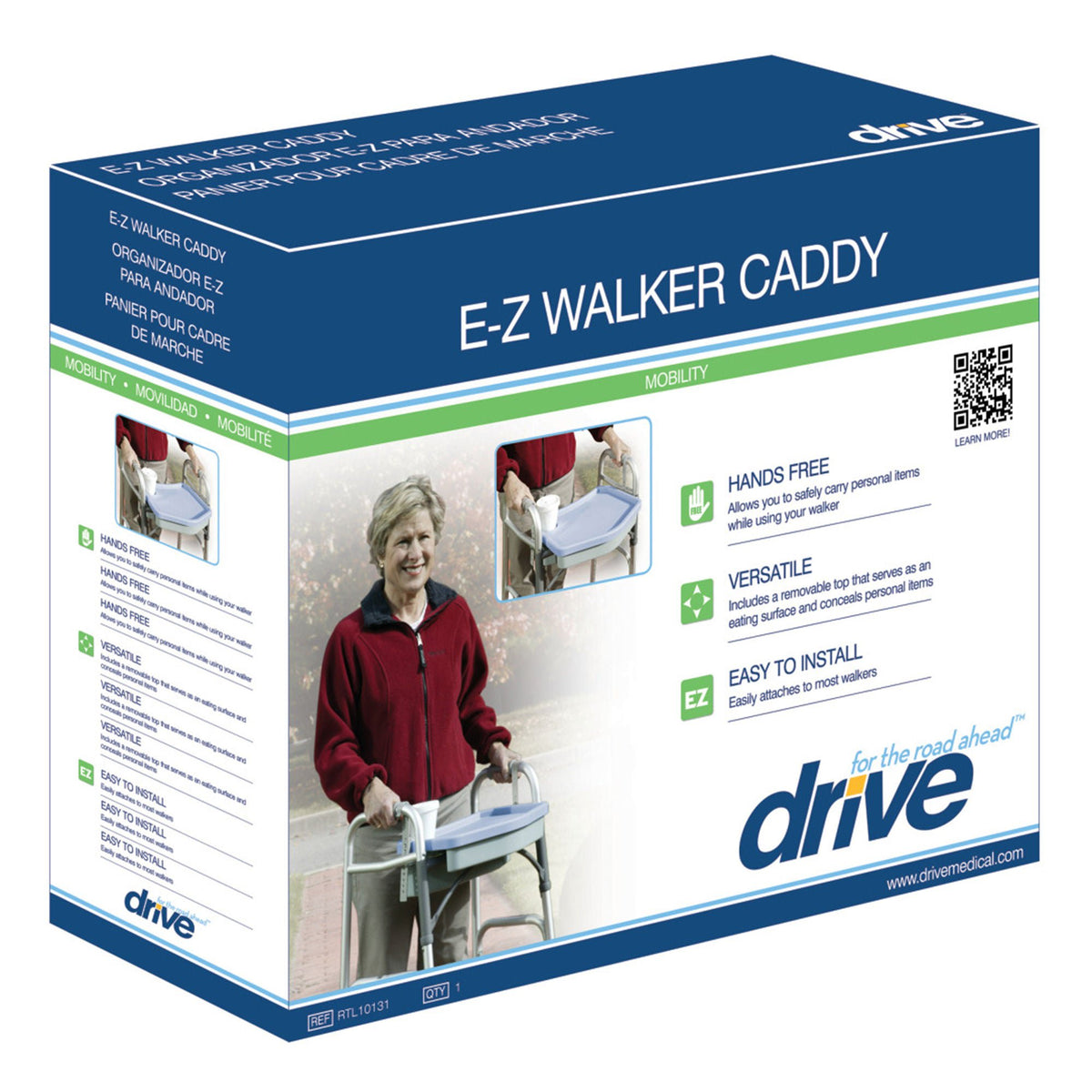 CADDY, F/WALKER PLAS REMVB TOP(3/CS)