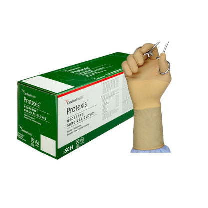 GLOVE, SURG NPRN 8.5 STR2 SMTHCHEMO (50PR/BX 4BX/CS)