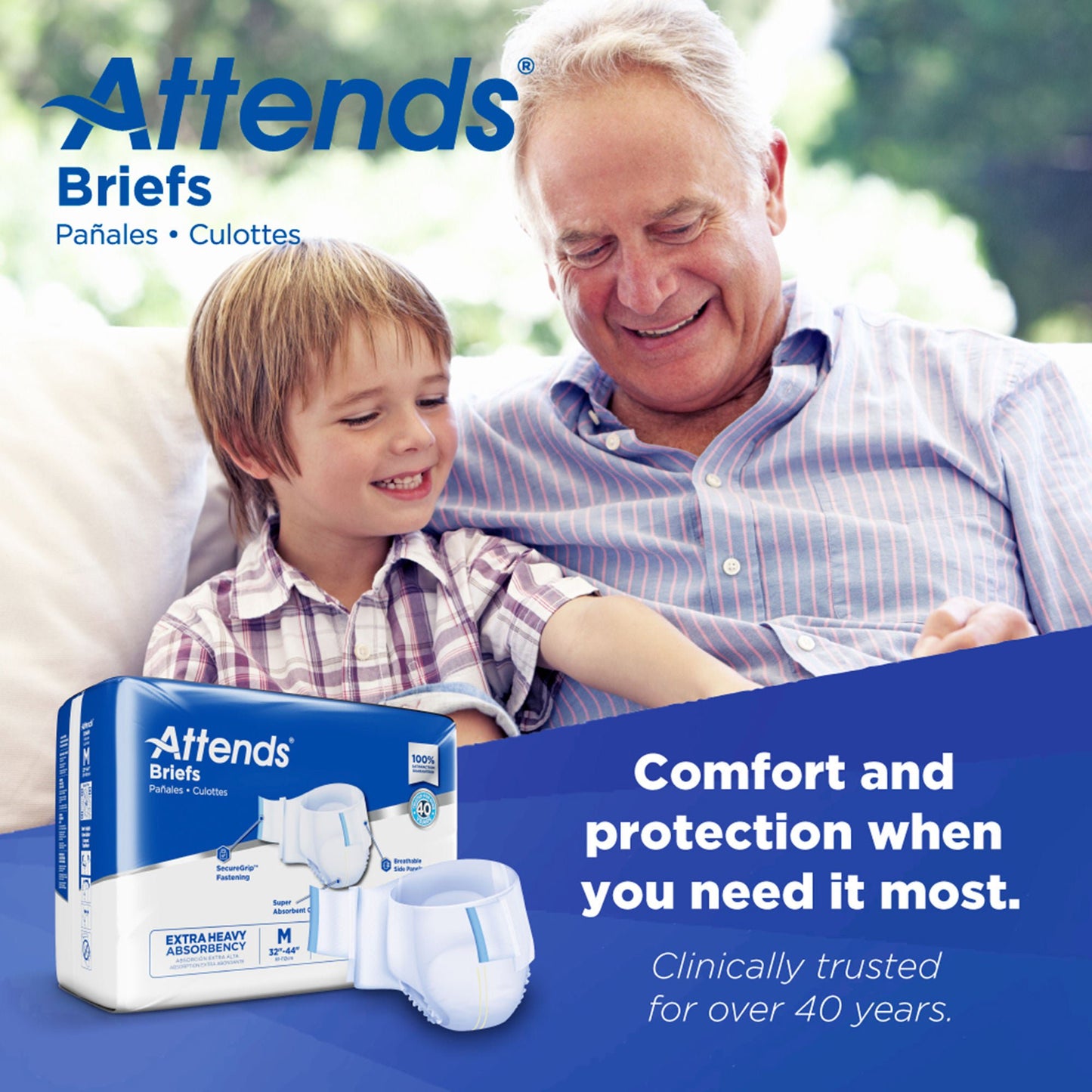 BRIEF, ATTENDS CARE ADVANCED MED (24/BG 4BG/CS)