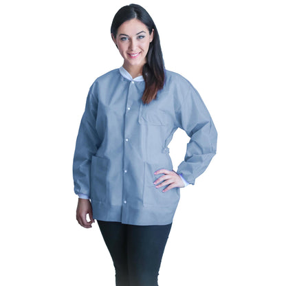 COAT, LAB FITME CEIL BLU SM (10/BG 5BG/CS)