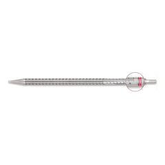 PIPETTE, SEROLOGICAL STD TIP STR RED BAND 25ML (200/CS)